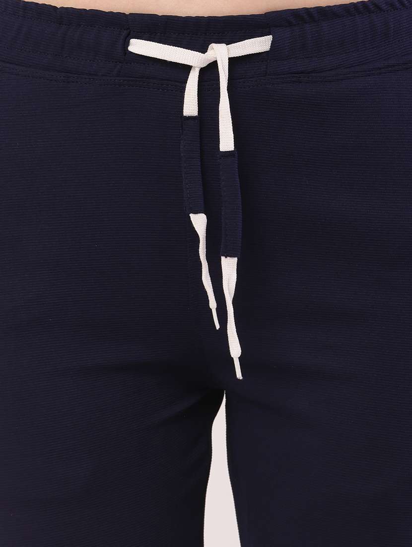 women solid mid rise track pant - 21727981 -  Standard Image - 5