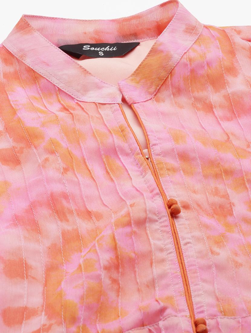 women printed short sleeves fit & flared dress - 21727988 - Standard Image - 8