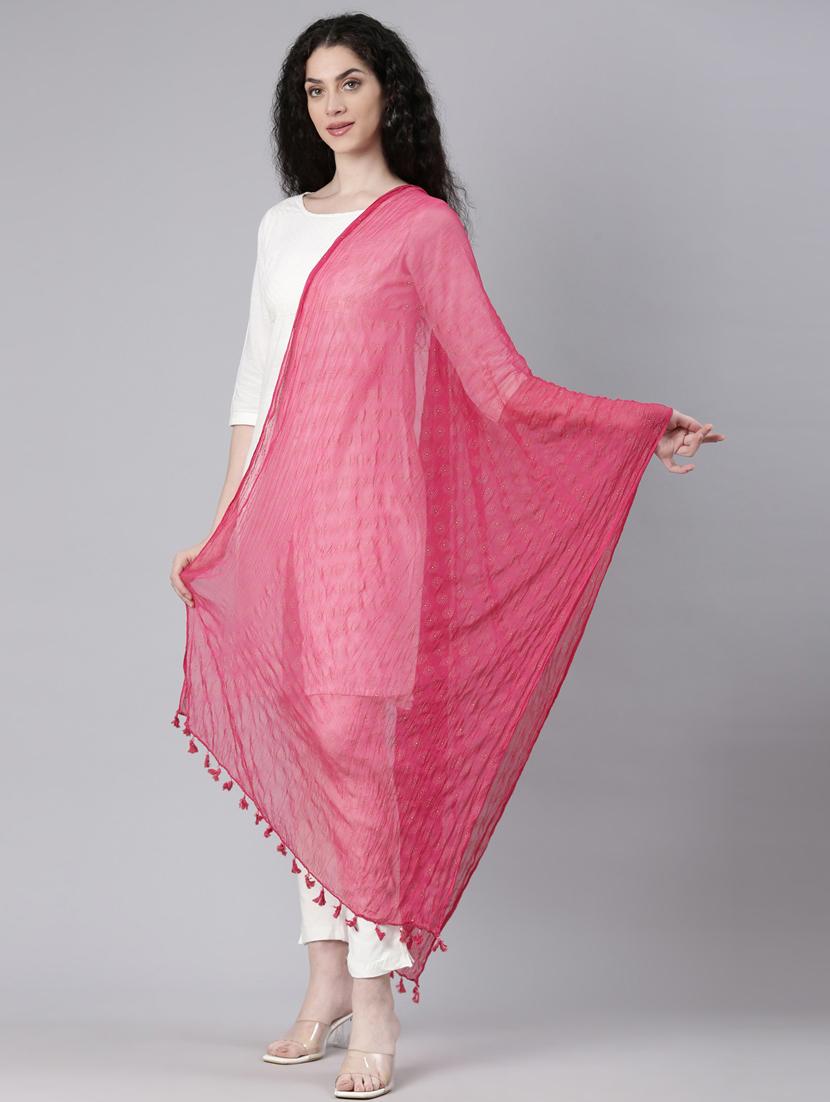 women printed chiffon dupatta - 21728005 - Standard Image - 3
