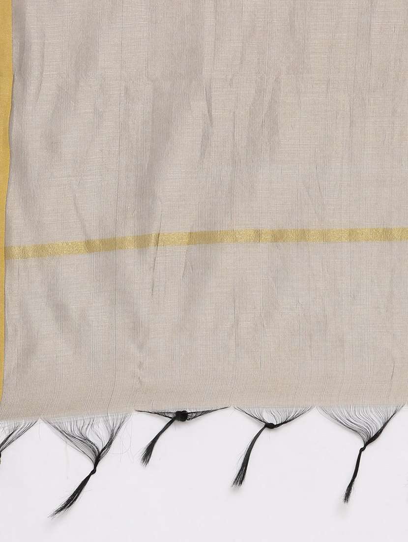 women grey solid dupatta - 21728023 - Standard Image - 5