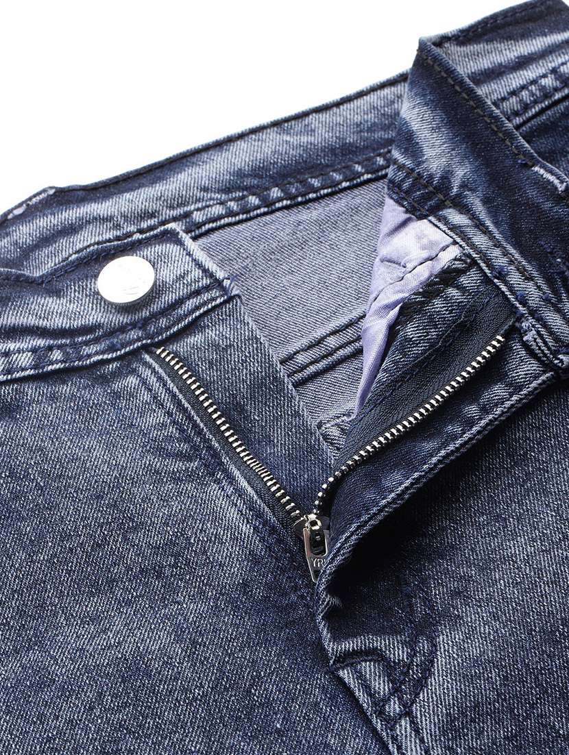 girls solid high rise denim jeans - 21728143 -  Standard Image - 3