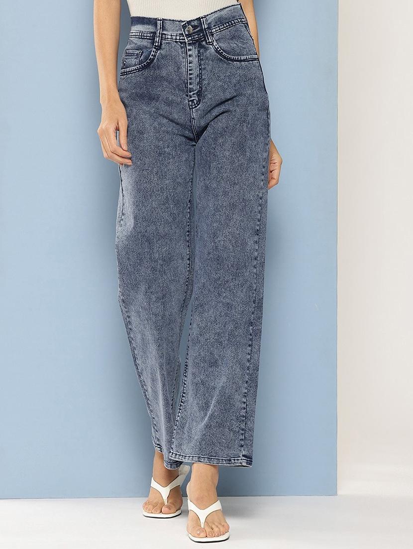 girls light blue denim plain jean - 21728146 - Zoom Image - 0