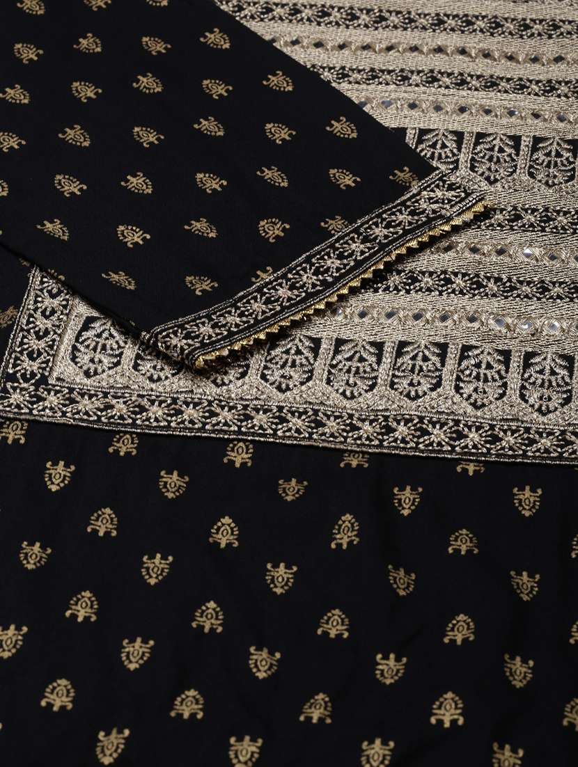 women foil print three quarter sleeve straight kurta - 21728271 - Standard Image - 5