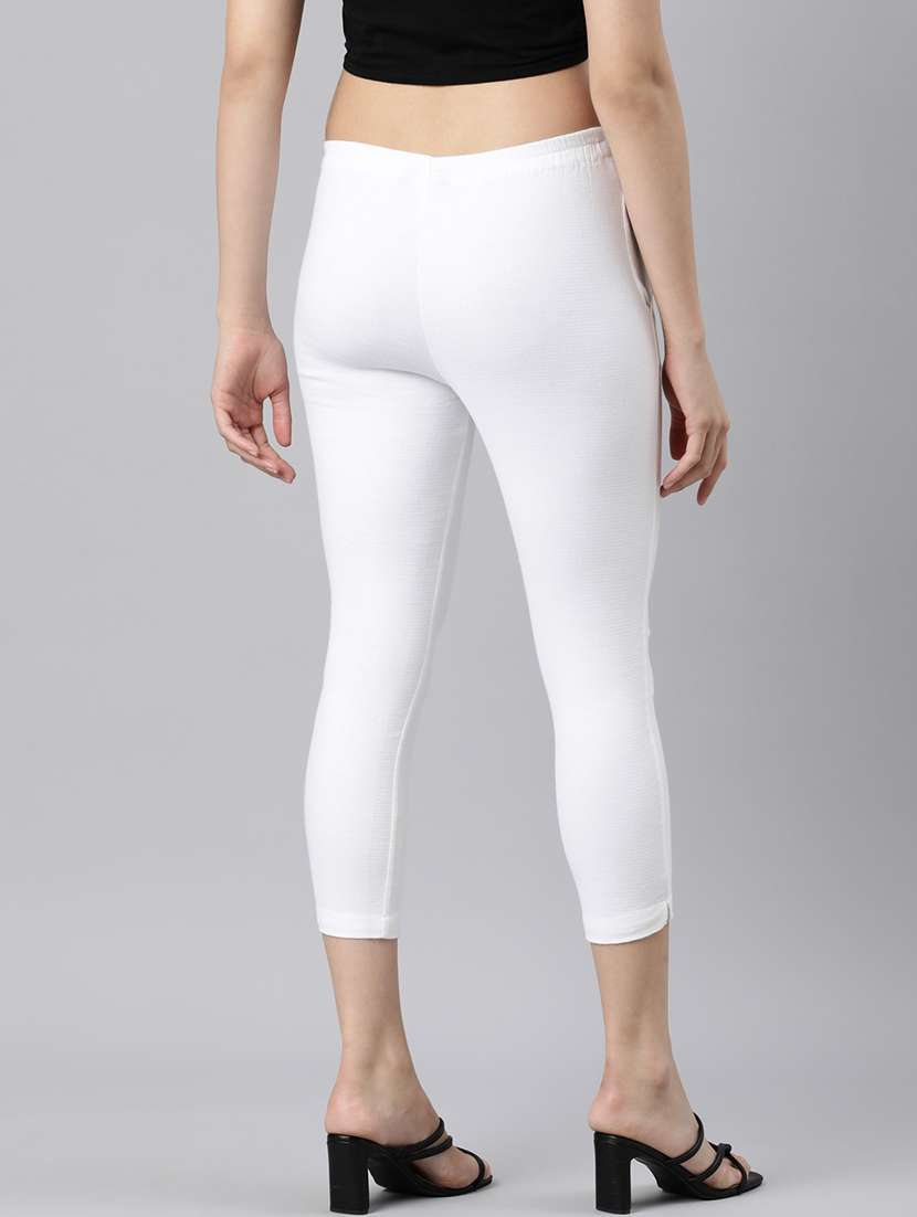women mid rise solid cigarette pant - 21728303 -  Standard Image - 3