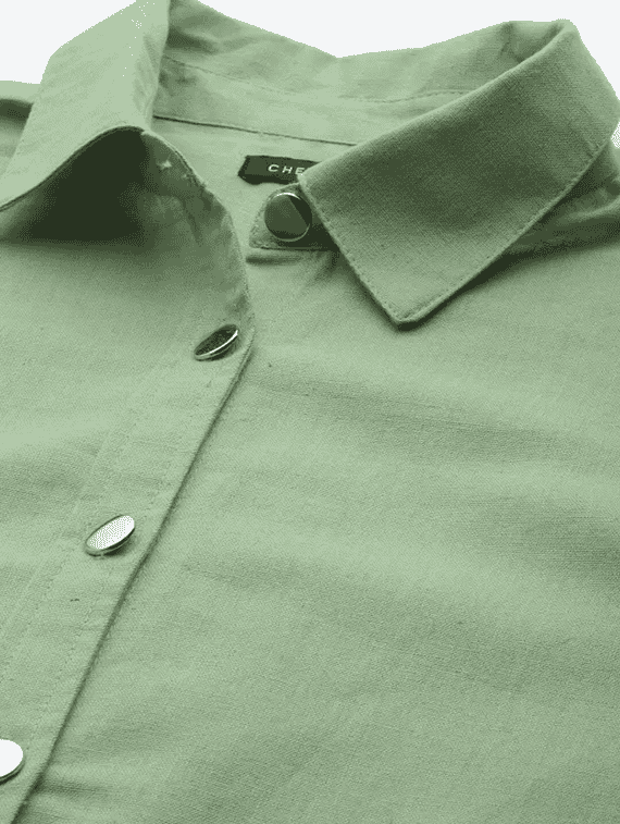 women solid long sleeve shirt - 21728412 -  Standard Image - 3
