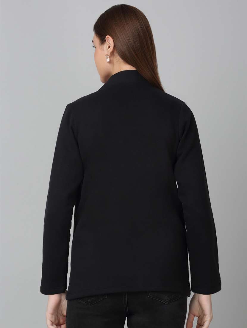 women solid long sleeve shrug - 21729130 -  Standard Image - 3