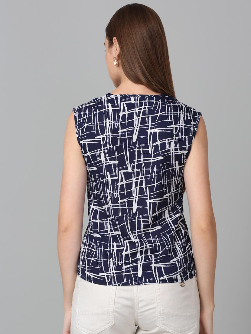 women printed sleeveless top - 21729139 - Standard Image - 3