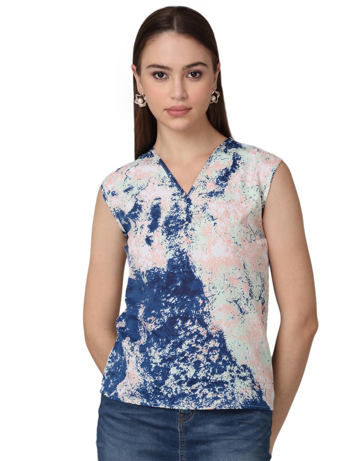 women printed sleeveless top - 21729140 - Zoom Image - 0
