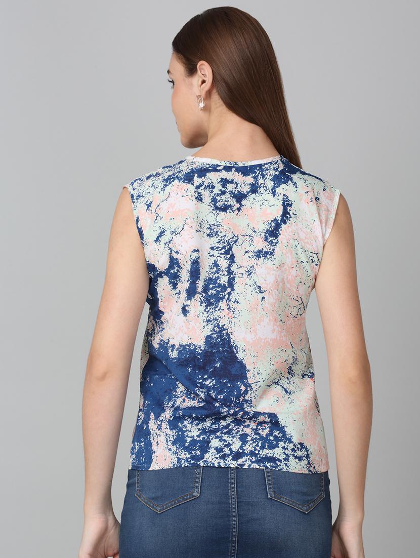 women printed sleeveless top - 21729140 - Standard Image - 3