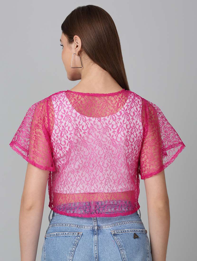 women self design regular shrug - 21729184 -  Standard Image - 3