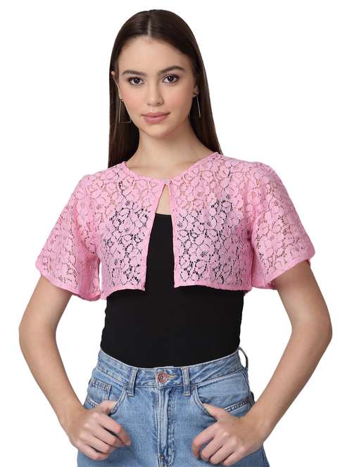 women self design regular shrug - 21729195 -  Standard Image - 0