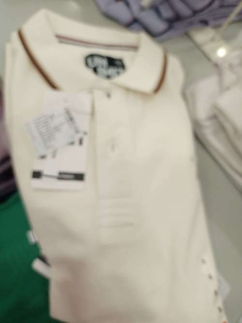 off white poly cotton tshirt - 21729266 - Standard Image - 0