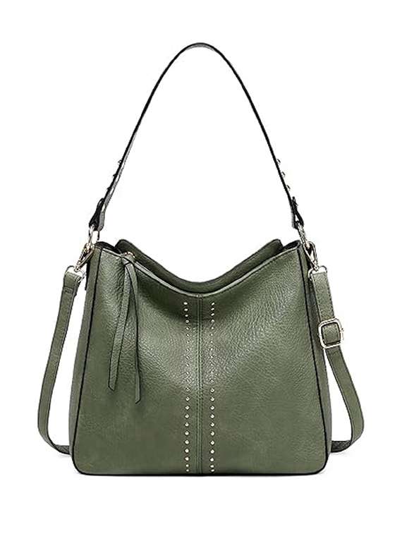 women solid pu leather handbag - 21729597 -  Zoom Image - 0