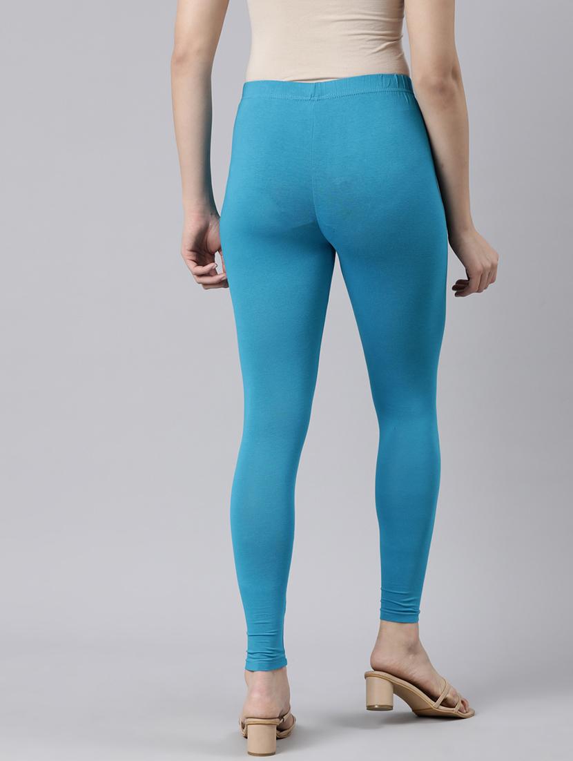 women solid mid rise legging - 21729816 - Standard Image - 3