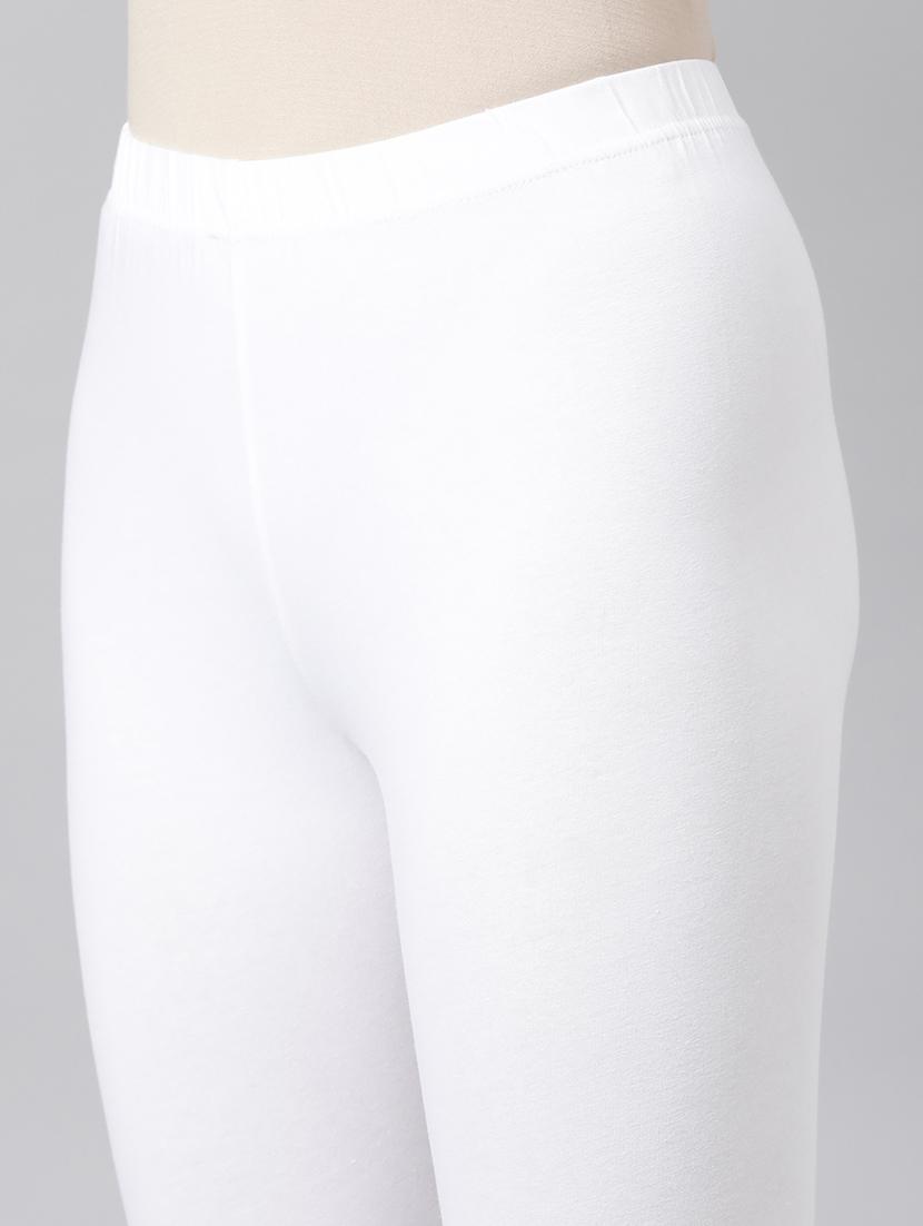 women solid mid rise legging - 21729817 - Standard Image - 5