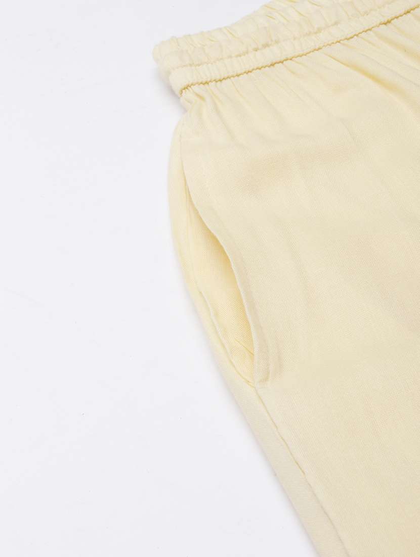 women solid high rise straight palazzo - 21729827 - Standard Image - 8