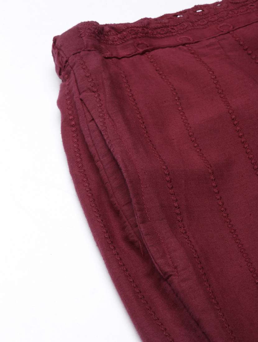 women solid mid rise tapered pant - 21729852 -  Standard Image - 8