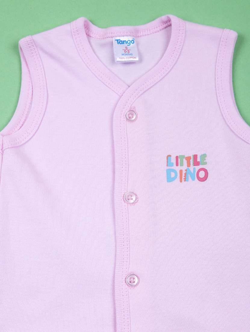 Kids Pack Of 3 Printed Sleeveless T-shirt - 21729980 -  Standard Image - 3