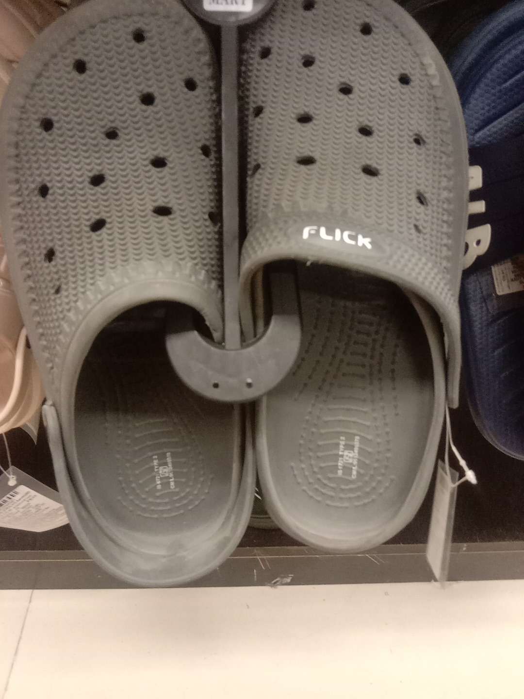 dark grey pu (polyurethane) sandals - 21729983 -  Zoom Image - 0