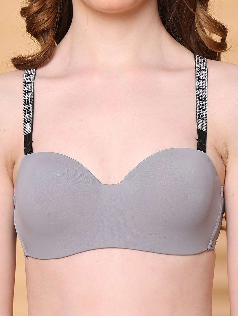women solid t-shirt bra - 21730050 -  Standard Image - 5