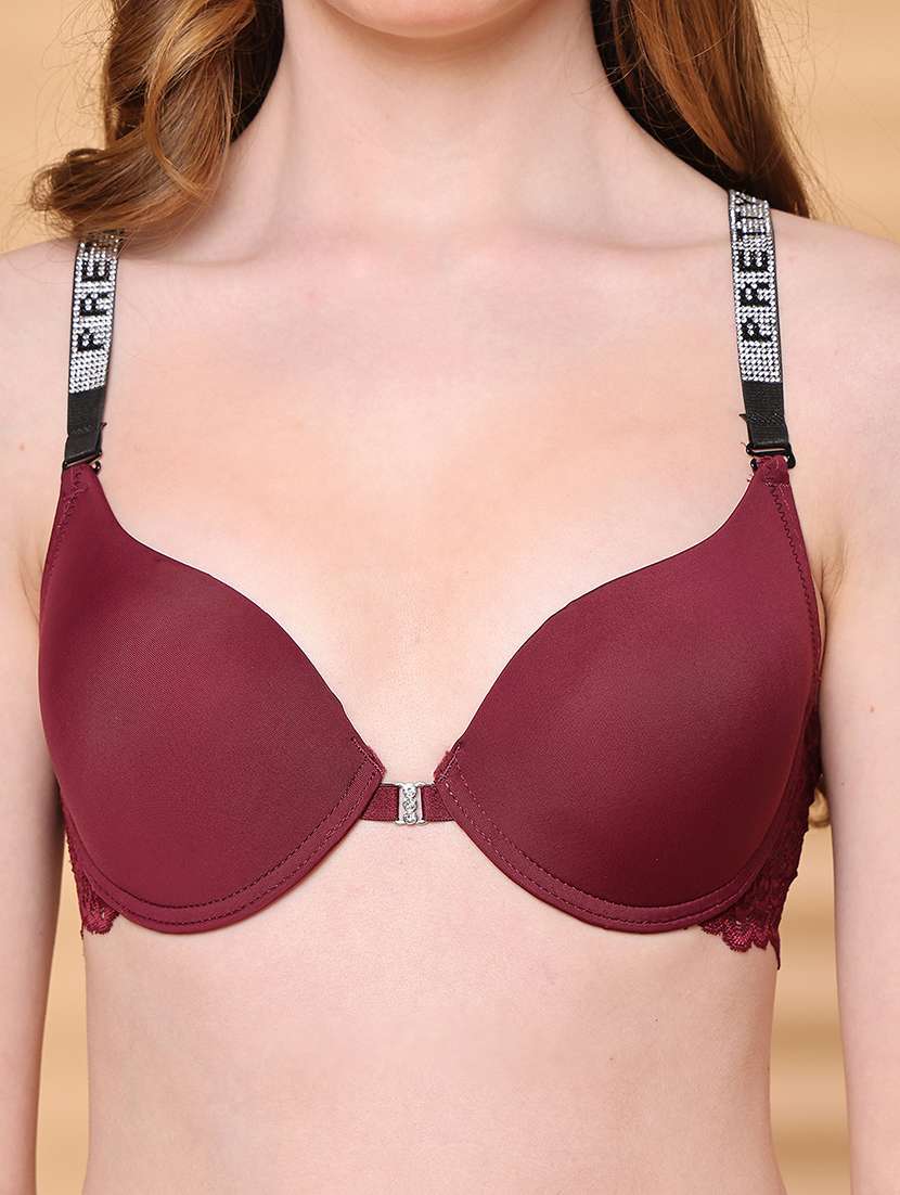 women solid bras and panty set - 21730062 - Standard Image - 5