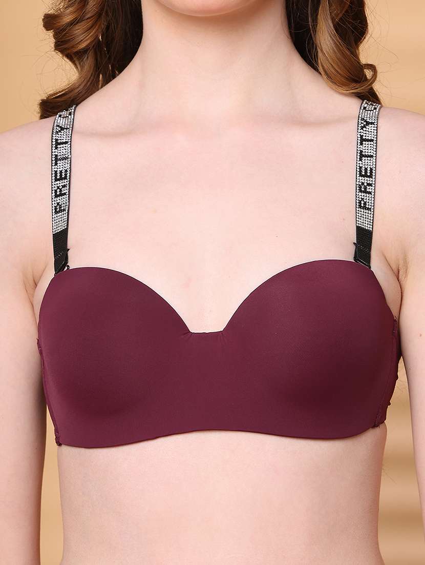 women solid bras and panty set - 21730076 -  Standard Image - 5