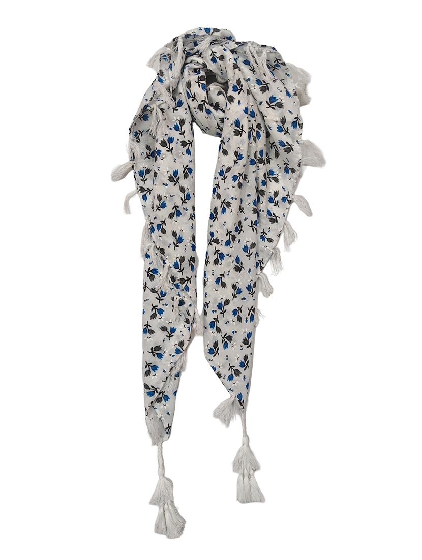 women printed tassel detailed scarf - 21730138 -  Zoom Image - 0