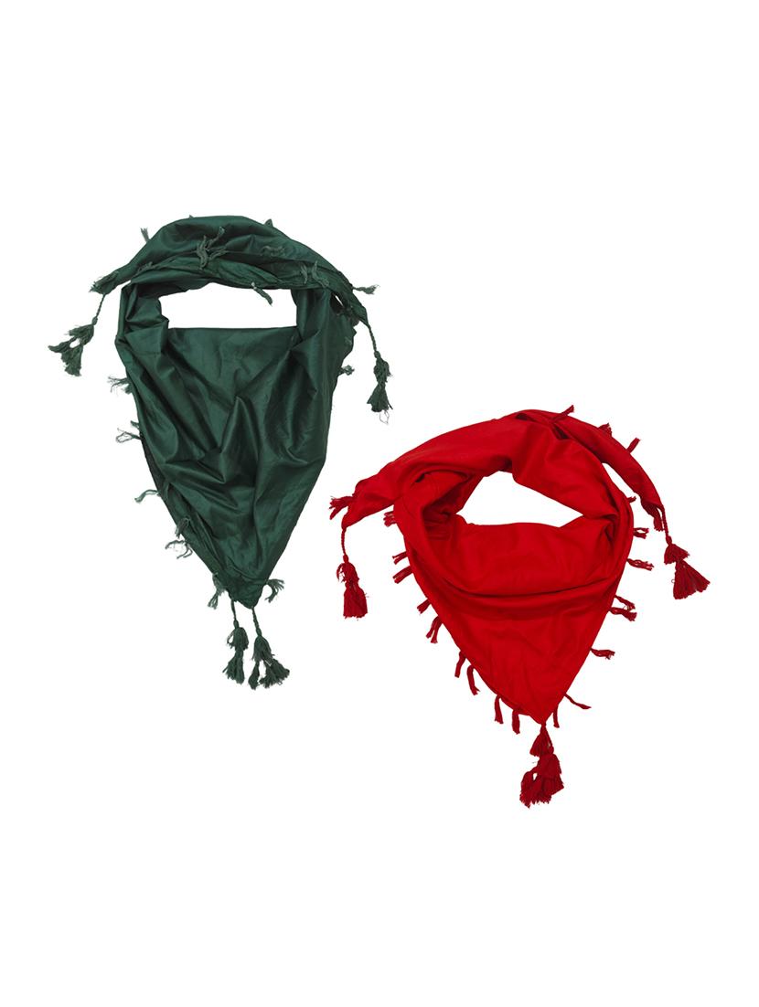 women pack of 2 plain tassel detailed scarves - 21730147 - Zoom Image - 0