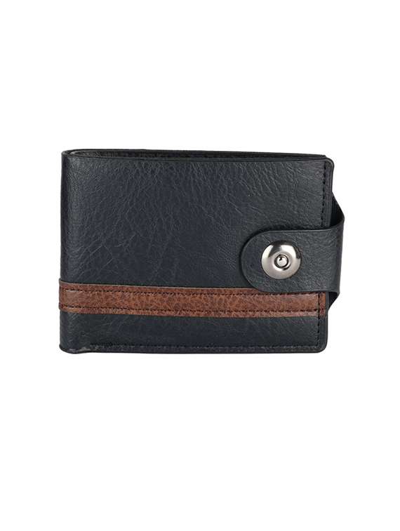 men black leather wallet & belt gift combo - 21730206 -  Standard Image - 3