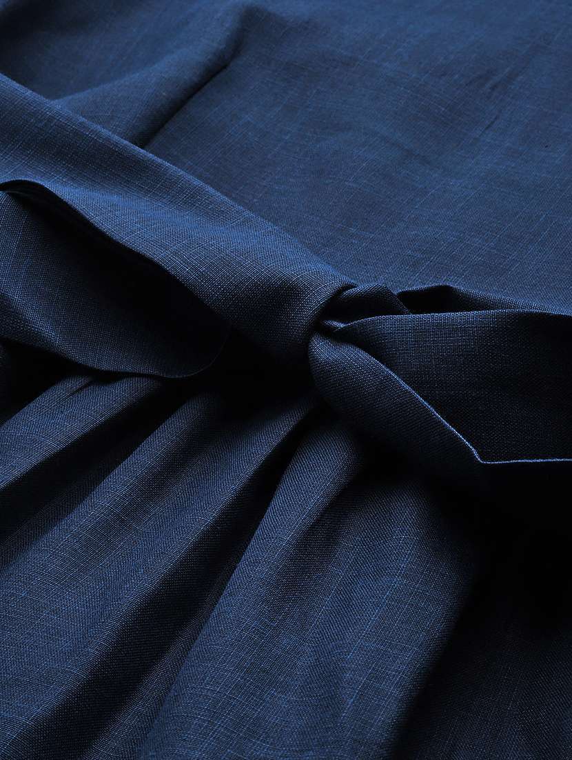 women solid puff sleeves tiered dress - 21730255 -  Standard Image - 5