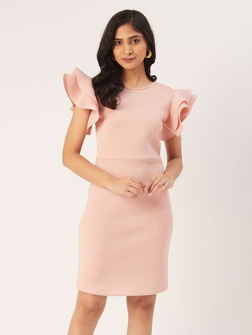 women solid sheath dress - 21730286 -  Standard Image - 0