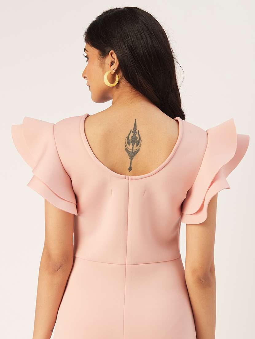 women solid sheath dress - 21730286 - Standard Image - 5