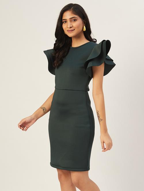 women solid sheath dress - 21730287 -  Standard Image - 0