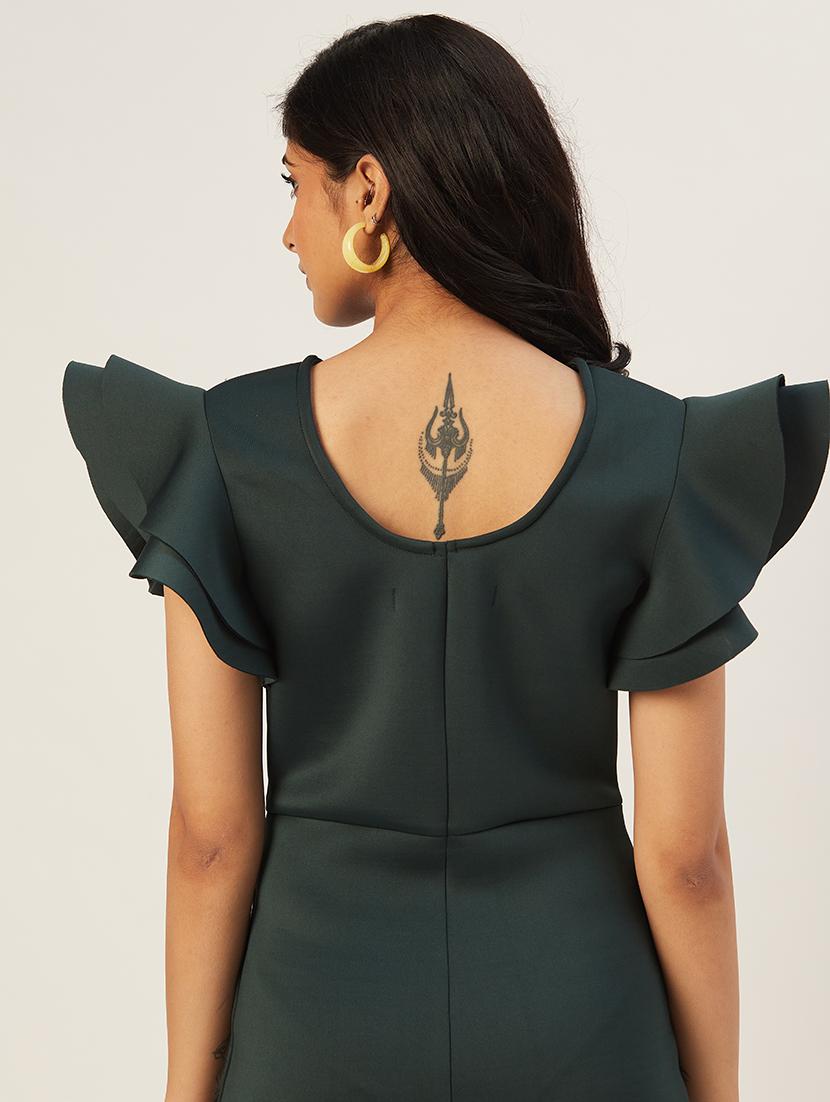 women solid sheath dress - 21730287 - Standard Image - 5