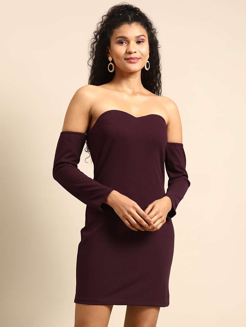 women solid sheath dress - 21730305 - Zoom Image - 0