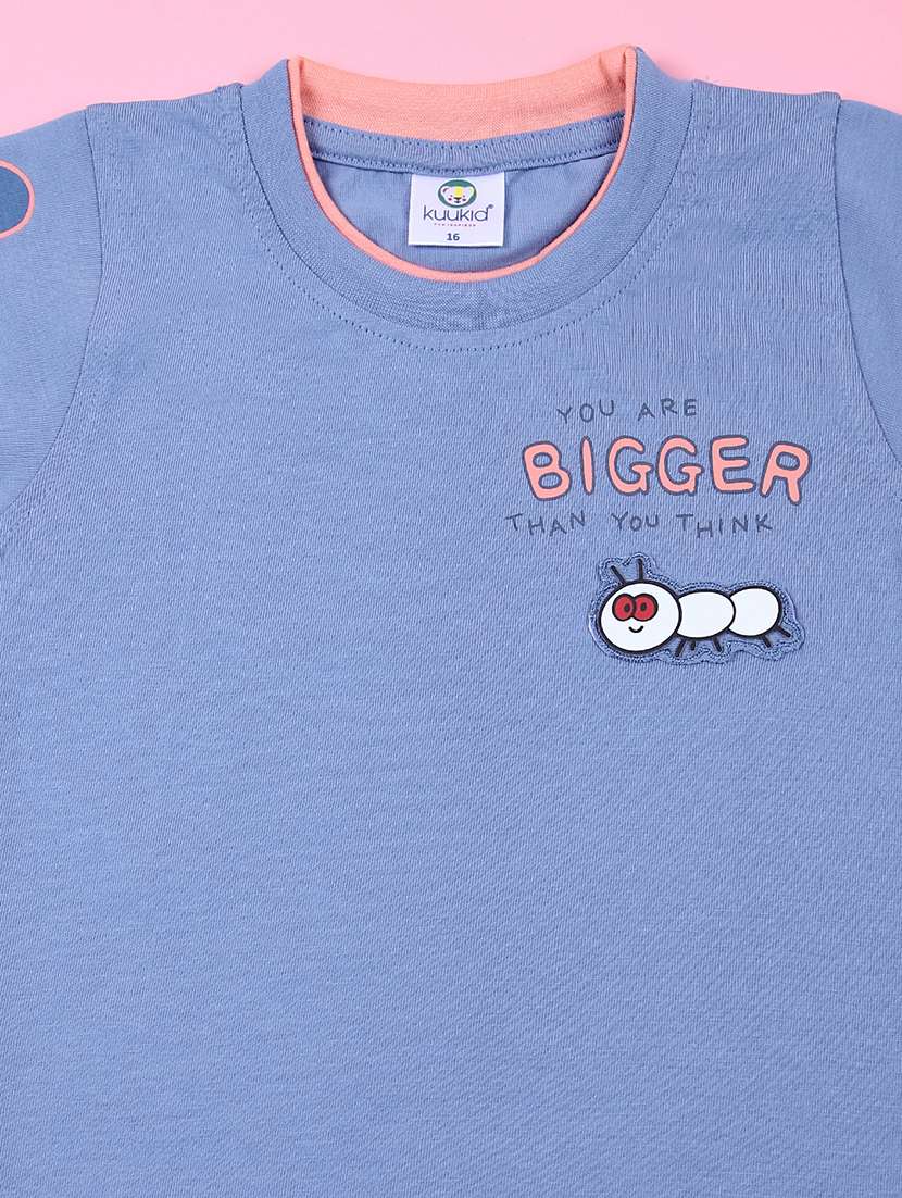 boys printed t-shirt & shorts casual wear set - 21730450 -  Standard Image - 3