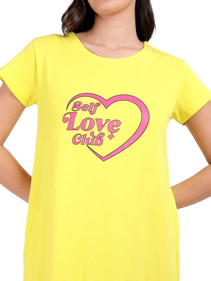 women printed round neck sleepshirt - 21730659 -  Standard Image - 5