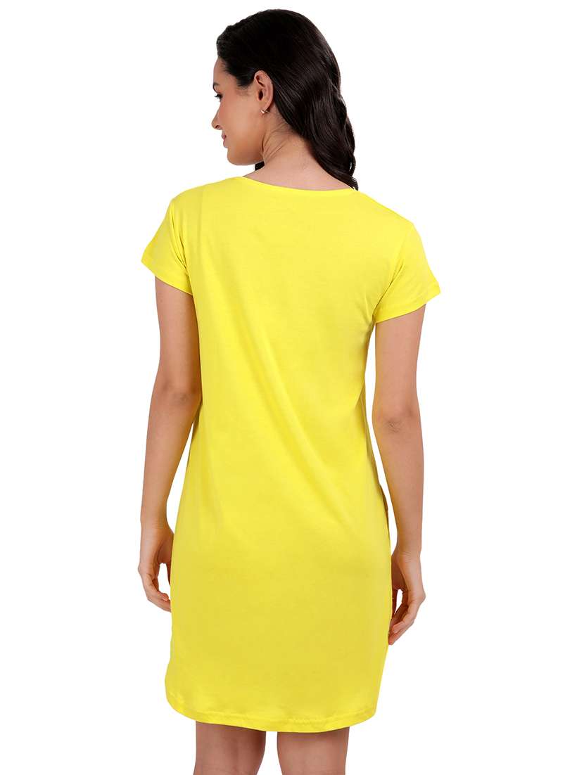 women printed round neck sleepshirt - 21730664 -  Standard Image - 3