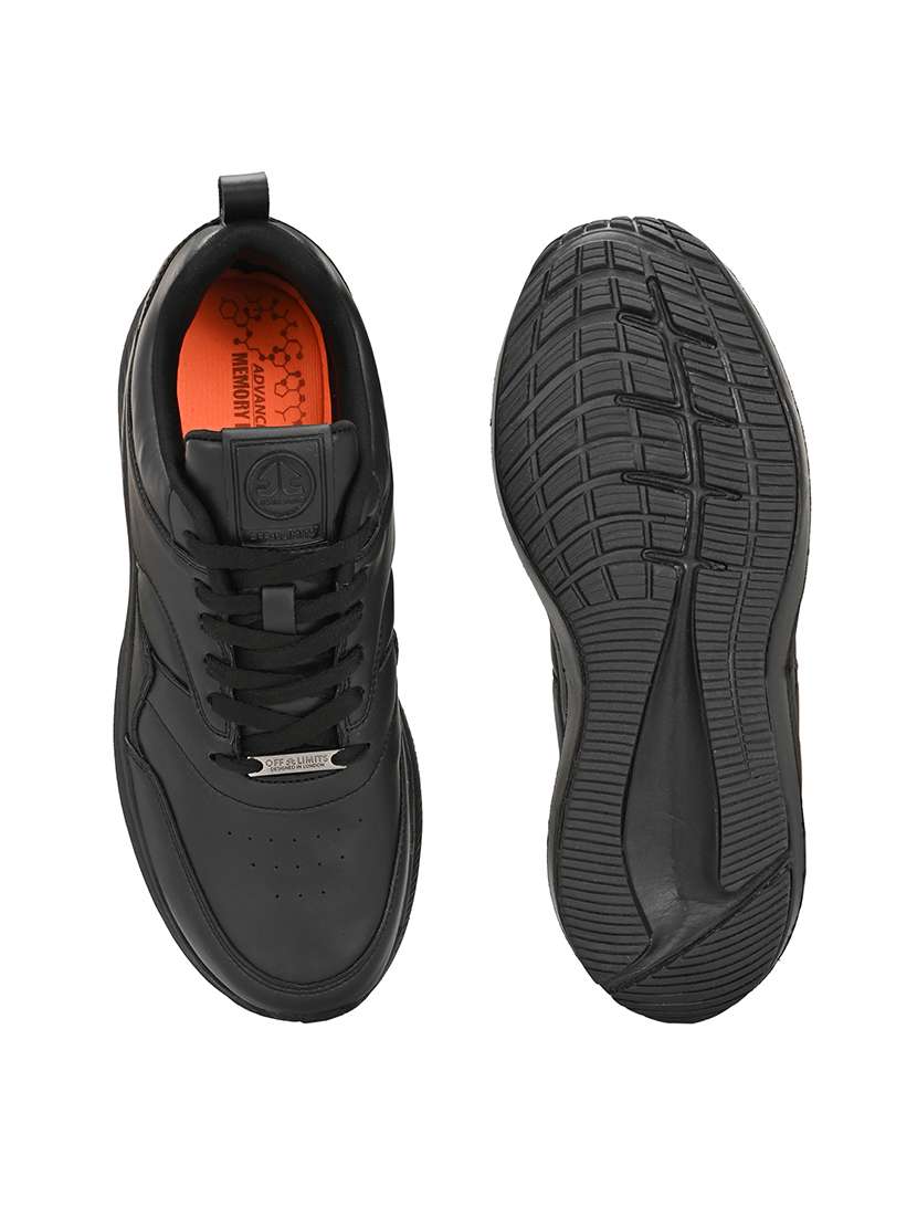 men solid lace up sport shoe - 21730718 -  Standard Image - 3