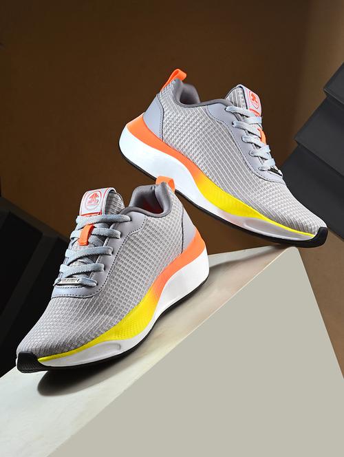 men solid lace up sport shoe - 21730721 -  Standard Image - 0