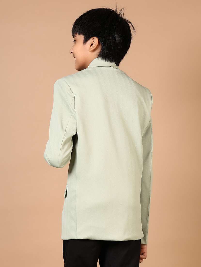 boys solid long sleeve blazer  - 21730855 -  Standard Image - 3