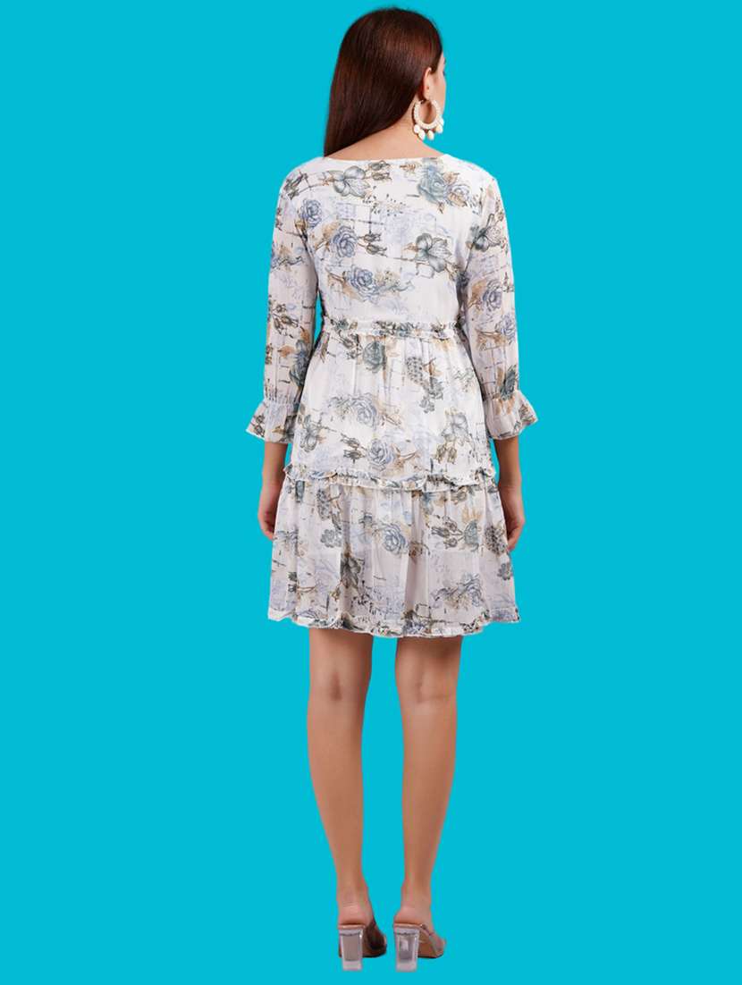women floral print tiered dress - 21731055 -  Standard Image - 3