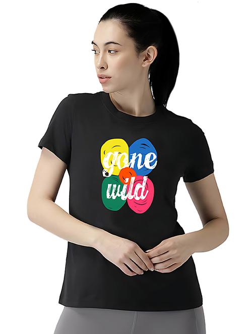 women front print short sleeve t-shirt - 21731236 -  Standard Image - 0