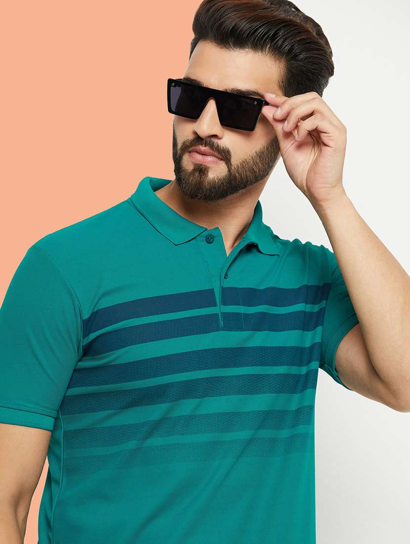 men short sleeves regular fit polo t-shirt - 21731238 - Zoom Image - 0