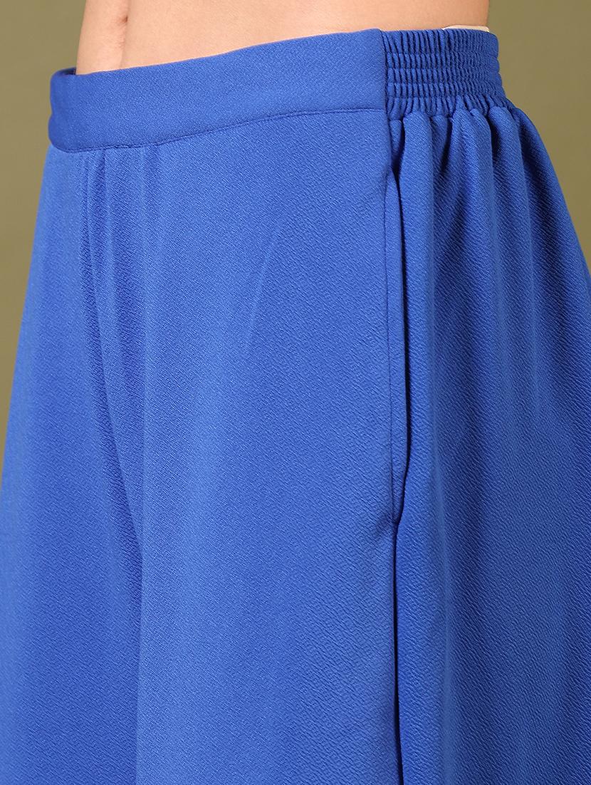 women mid rise solid straight trouser - 21731287 - Standard Image - 5