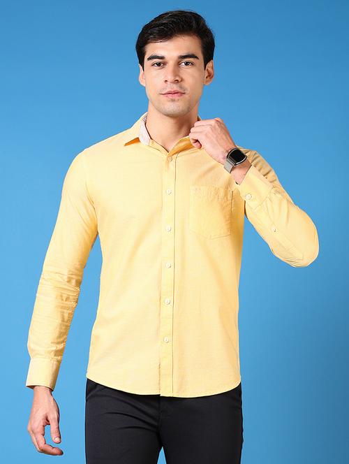 men long sleeves plain casual shirt - 21731369 -  Standard Image - 0