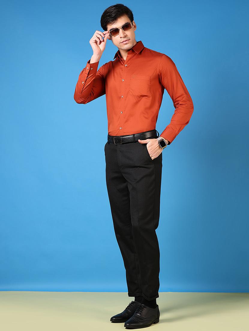 men long sleeves plain formal shirt - 21731382 - Standard Image - 3