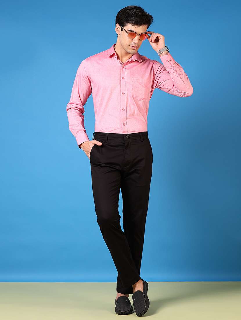 men long sleeves plain formal shirt - 21731408 -  Standard Image - 3