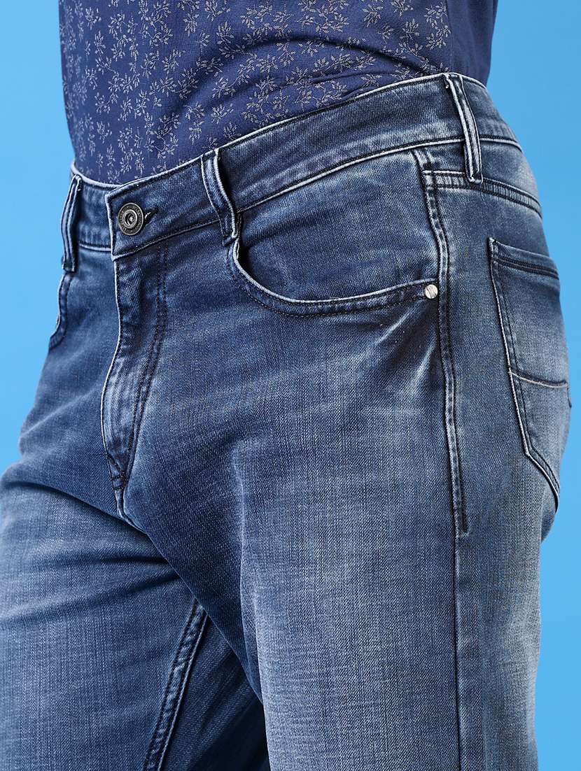 men solid mid rise slim fit jean - 21731478 -  Standard Image - 5