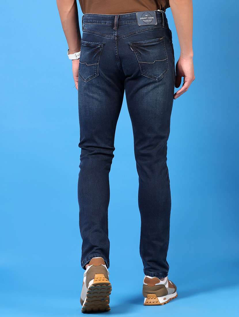 men solid mid rise slim fit jean - 21731479 -  Standard Image - 3